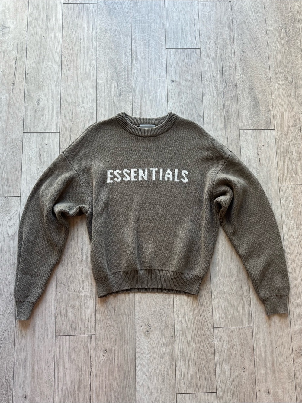 Fear of God Essentials Knit Pullover Sweater Harvest